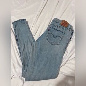 Levi's Blue Straight Leg Jeans with Classic Denim Style